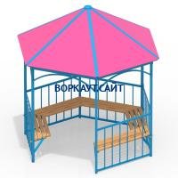 Беседка с лавками МАФ 4120 в Орлом