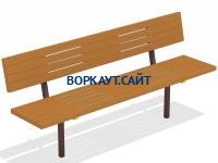 Диван уличный МАФ 1608 в Орлом