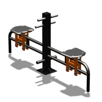 Уличный тренажер  "Каталка двойная"   УТ215 в Орлом