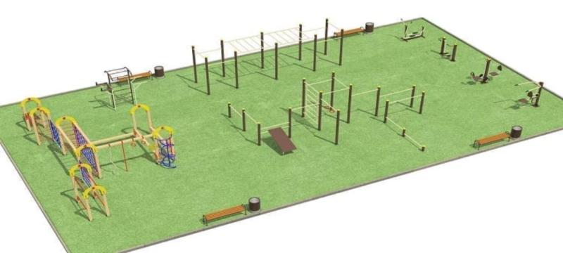 Проект спортивной площадки для любого возраста - 1 096 200 рублей. в Орлом Проект спортивной площадки для любого возраста - 1 096 200 рублей. в Орлом