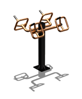 Уличный тренажер  "Штурвал двойной"  УТ201 в Орлом