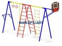 Гимнастический комплекс с баскетбольным щитом МАФ 3001 в Орлом