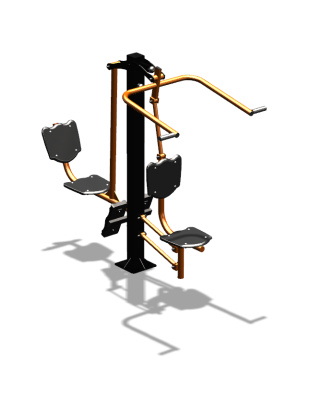 Уличный тренажер "Верхняя тяга Жим ногами" УТ322 в Орлом