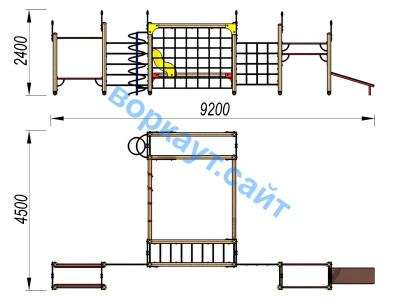 Детский спортивный комплекс ДСК 3102 в Орлом