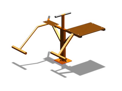 Уличный тренажер "Пресс Гиперэкстензия" УТ327 в Орлом