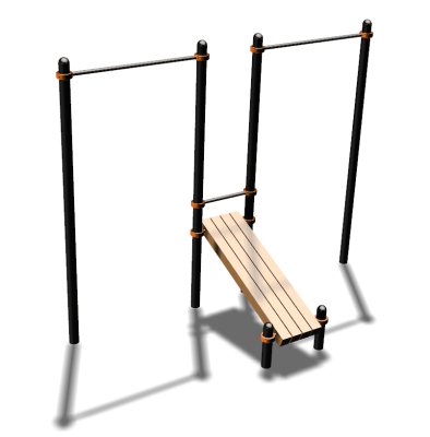 Воркаут турники со скамьей для пресса ВС-27 в Орлом