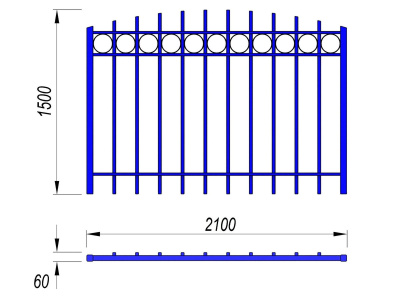 Ограждение спортивной площадки МАФ 5005 в Орлом