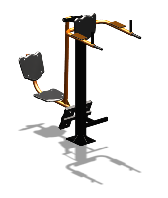 Уличный тренажер "Жим ногами Брусья Пресс" УТ329 в Орлом