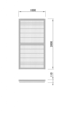 Калитка спортивной площадки МАФ 5105 в Орлом