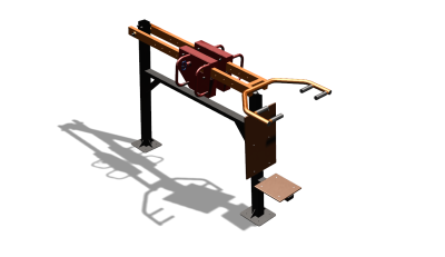 Силовой уличный тренажер  "Жим сидя"  УТ412 в Орлом