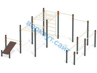 Спортивный комплекс воркаут ВС-50 в Орлом