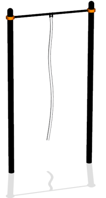 Турник с гимнастическим канатом ВС-34 в Орлом