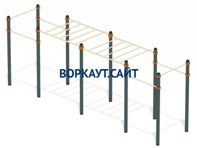 Воркаут рукоход с турниками ВС-23 в Орлом