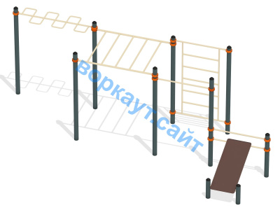 Спортивный комплекс воркаут ВС-45 в Орлом