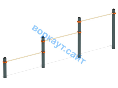 Каскад турников тройной ВС-6 в Орлом