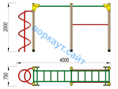 Детский спортивный комплекс ДСК 3104 в Орлом