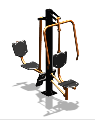 Уличный тренажер "Жим от груди Жим ногами" УТ304 в Орлом