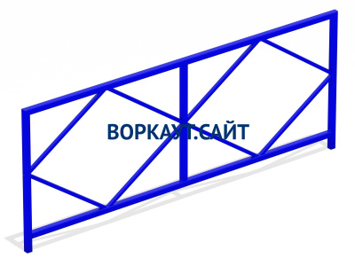 Ограждение площадки МАФ 5001 в Орлом