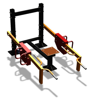 Силовой уличный тренажер  "Приседания/Шраги"  УТ413 в Орлом