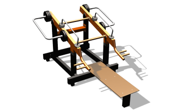 Силовой уличный тренажер  "Жим от груди"  УТ422 в Орлом