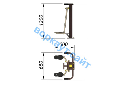 Уличный тренажер Атлетический комплекс УТ 010 в Орлом
