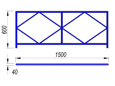 Ограждение площадки МАФ 5001 в Орлом