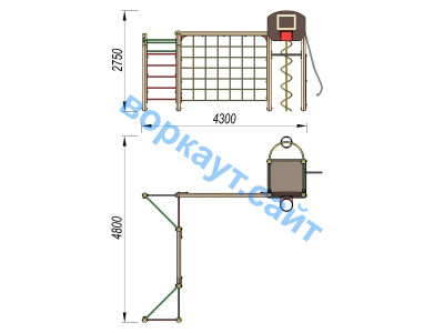 Детский спортивный комплекс ДСК 3112 в Орлом