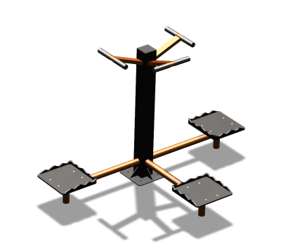 Уличный тренажер "Твистер тройной" УТ337 в Орлом