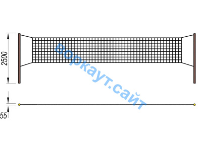 Волейбольные стойки СИО 3515 в Орлом