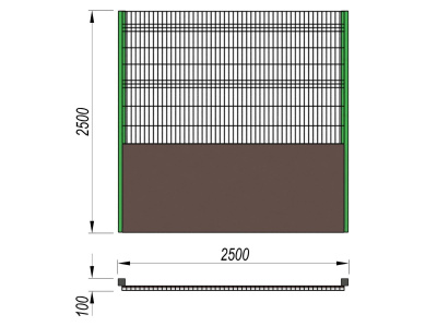 Ограждение хоккейной коробки МАФ 5202 в Орлом
