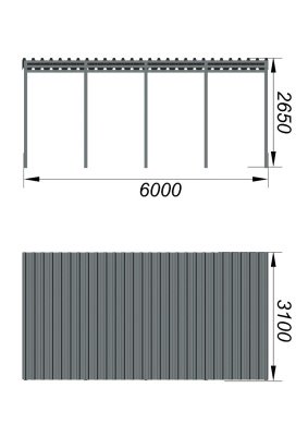 Теневой навес трибун МАФ 4130 в Орлом