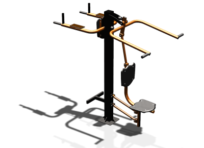 Уличный тренажер "Верхняя тяга Брусья Пресс" УТ339 в Орлом
