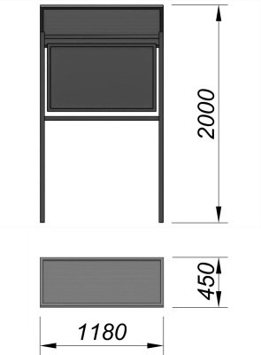 Информационный стенд МАФ 6006 в Орлом