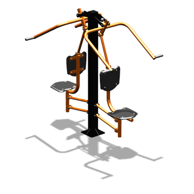 Уличный тренажер  "Верхняя тяга двойная"  УТ207 в Орлом